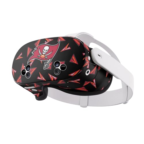 Habillage vinyle Meta Quest 3S NFL Buccaneers : Une finition haut de gamme ajustée et sans bulles