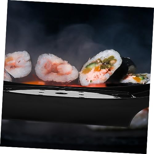 Plato para sushi reutilizable elegante miniatura 5