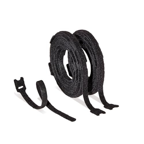 Image of Scotch Bundling Straps, 0.25-in x 8-in, Black, 1-Pack