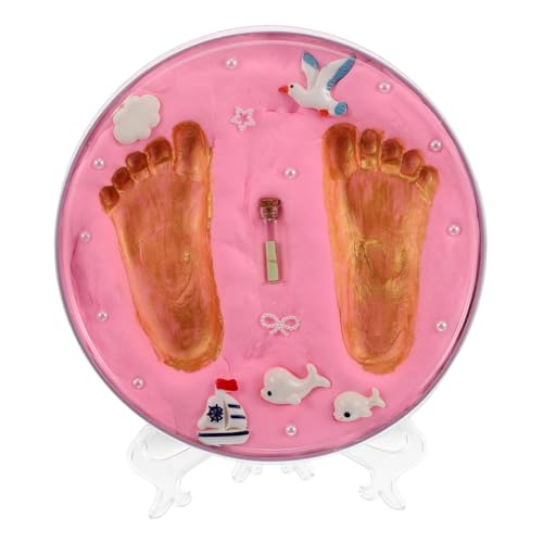 KOMBIUDA Arcilla Para Huellas De Manos De Kit De Huellas De Manos Para Guardería Adorno Para Bebe Recien Nacido Momento Precioso Para Shower Recuerdos Habitación