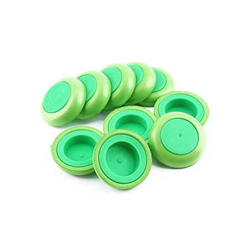 Yosoo 100 Stück Refill Discs Monopol Fliegende Plattenbombe für Spielzeugpistole Grün Praxis NITRON VIGILON Proton
