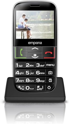 Emporia V50 Mobiltelefon 2.3 tum - Svart/Silver