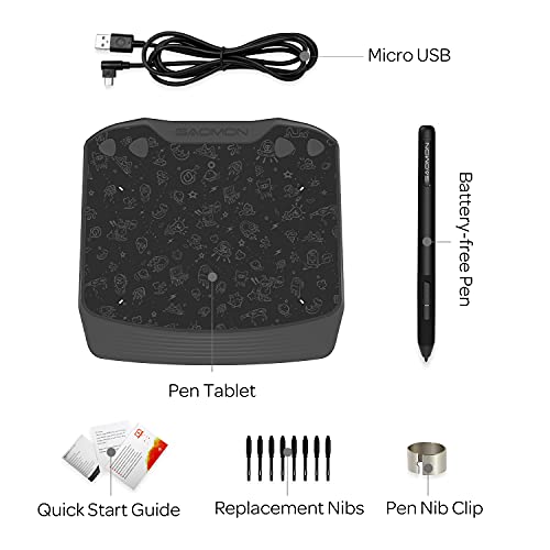 Tableta gráfica de dibujo GAOMON S630 compatible con Android, Windows y Mac 5