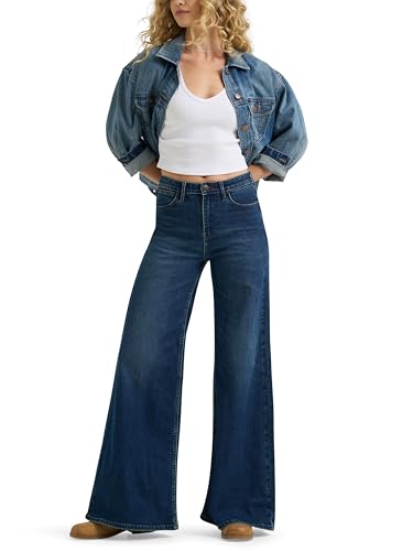 Wrangler Women's High Rise Wide Leg Jean4