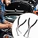 Electrical Disconnect Pliers for Cars - 60 Degree & Straight Automotive Connector Removal Tool, Compatible with 37960/37980, Fuel Line & Hose Clip Pliers Tool for Push Tab Style Plugs, Non-Slip Grip