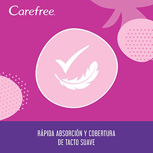 Carefree Plus Large Sin Fragancia Protegeslips (20 unidades), protegeslips transpirables y con núcleo superabsorbente sin perfumes, protege slips anchos y discretos - imagen 3