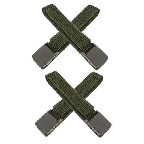 4pcs Nylon Web Belt Tactical Utility Belt for Men Adjustable Quick-release for Outdoor Hiking