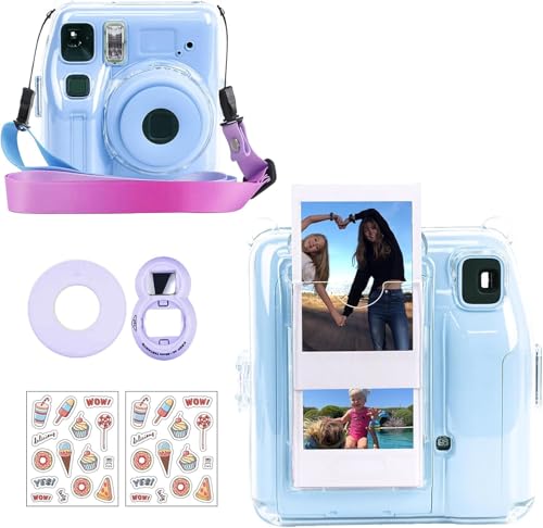 Funda transparente para cámara Fujifilm Instax Mini SE