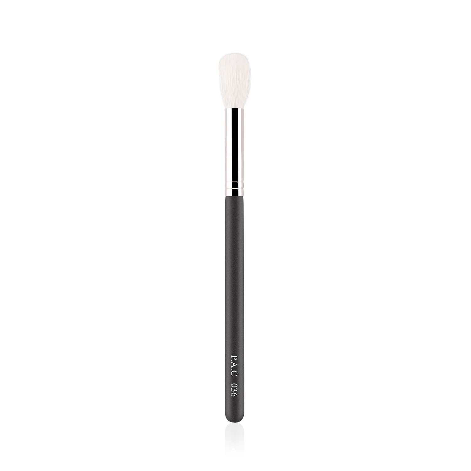 PAC Powder Brush 036 | Synthetic Bristle Makeup Brush | Blending Brush for Setting Powder Formulation | Medium Coverage Application | Black - 1 Brush-picture-22