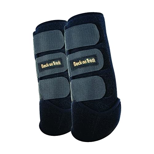 Image of Back on Track Exercise Boots - Hind (pair), Color: Black, Size: L (20450003)