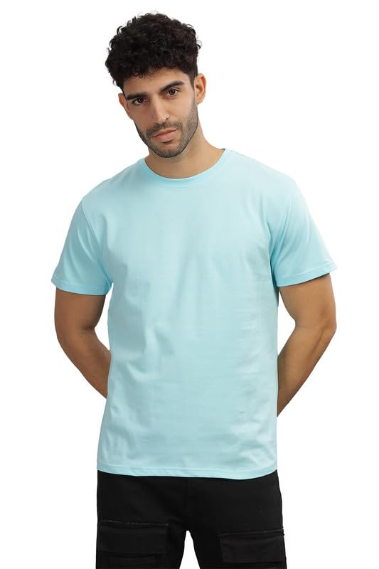 Image of XENOVAURBAN Unisex Regular Cotton Solid Color Tshirt
