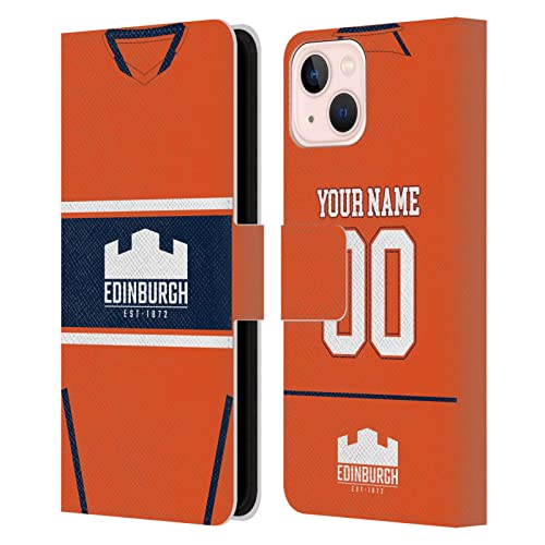 Protégez votre iPhone 13 avec l'étui portefeuille cuir Edinburgh Rugby antichoc
