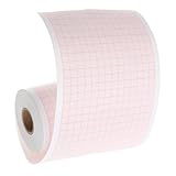 Vaguelly Herz-kardiogramm Papierrolle Kompatibel mit Se- und Elektrokardiograph Präzise Aufzeichnungen Medizinisches Chartpapier Leicht zu Schneiden und Reißen für Kliniken und
