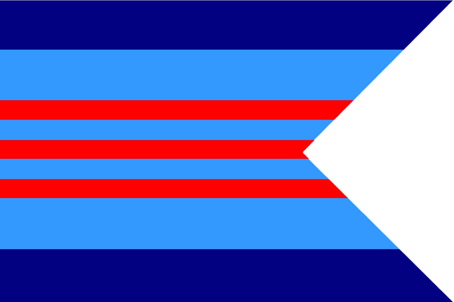 Drapeau Australien Wing Commander grand format paysage pour mât