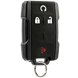 Car Key Fob Keyless Entry Remote Start fits Chevy Silverado Colorado / GMC Sierra Canyon 2014 2015 2016 2017 (M3N-32337100)