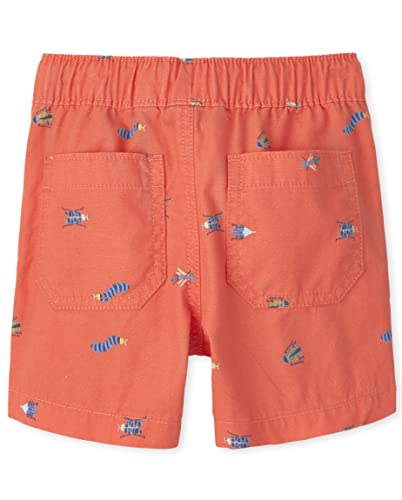 Image of The Children's Place Baby and Toddler Boys Print Pull on Jogger Shorts
