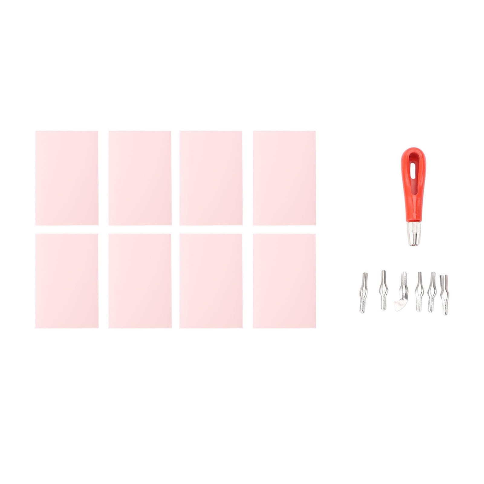 Eujgoov Kit de Tallado de Sellos de Goma, Juego de Bloques de Goma Suave y Herramientas de Tallado para Impresión de Corte de Lino, Ideal para Artistas y Entusiastas de la Artesanía