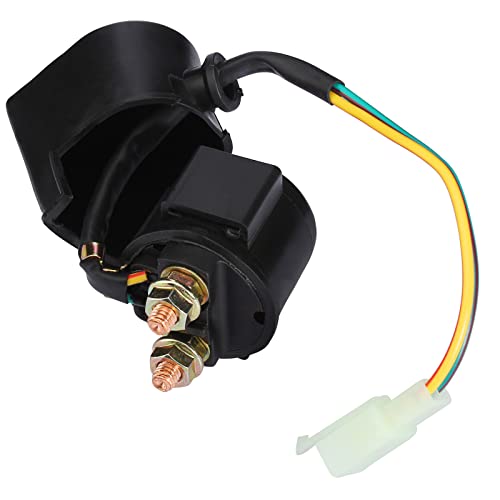 Qazaky Starter Solenoid Relay Compatible With 50Cc 70Cc 90Cc 110Cc 125Cc 150Cc Gy6 Atv Quad Scooter Go Kart Moped Chopper Pit Dirt Pocket Bike Kawasaki Chinese Taotao Buyang Sunl Baja Roketa #TOP3