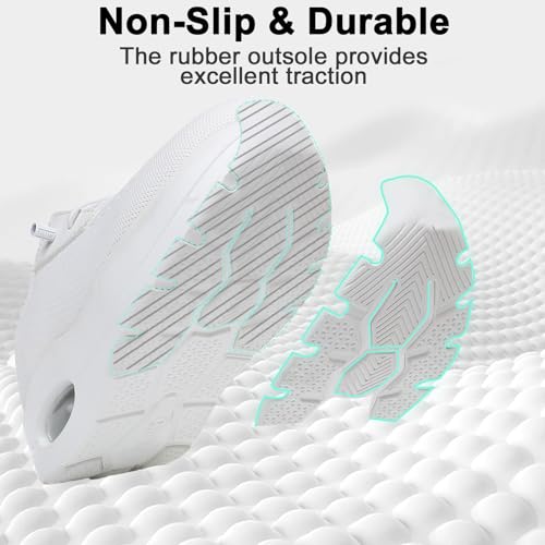 Image of Git-up Women's Arch Support Walking Shoes, Breathable Wide Toe Box Nursing Work Shoes for Plantar Fasciitis