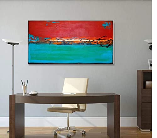 Peinture à l'huile sur toile grand format pour rompre le vide d'un mur