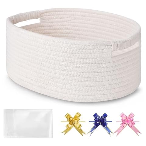 BOSROTY Small Woven Gift Basket Set Cover