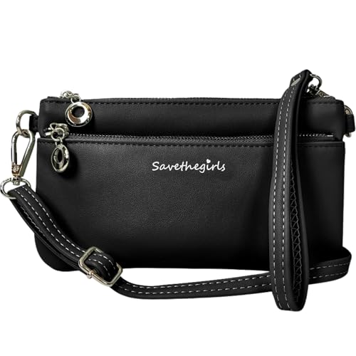 Image of Save the Girls Cell Phone Purse - Touch Screen Women's Crossbody Bag - Clutch Purses for Women (Bella)