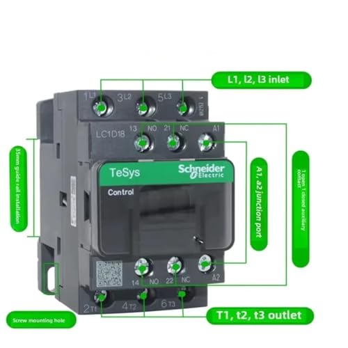 Contacteur tripolaire AC LC1D32A 48V bobine pour commande moteur triphasé