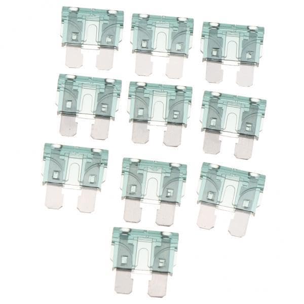 UJEAVETTE 5x10pcs Assorted Standard Auto Car Truck Insert type Fuses Set -ATU/ATC/Mini 1A-image-26
