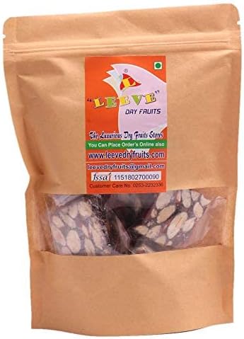 Leeve Dry Fruits Chikki | Chicki | Sweets | Mixed Dry Fruits | Dates Honey | Sugar Free Chikki | Nutritius Chikki | Honey Dates Burfi | 400 Gram Pack | Khajoor Honey