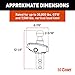 CURT 60654 RockerBall 2-5/16-Inch Cushion Hitch Gooseneck Ball, 30,000 lbs