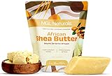 MGL Naturals Raw African Shea Butter Ivory 1 lb, 100% Pure, and Unrefined. Nourish and moisturize hair and skin. Use alone or DIY recipes. From Ghana, West Africa. (1 lb)
