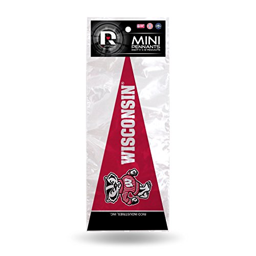 Image of Rico Industries NCAA Mini Pennant Set 4 inch x 9 inch Felt Mini Pennant Team Set (Includes 8 Pieces)