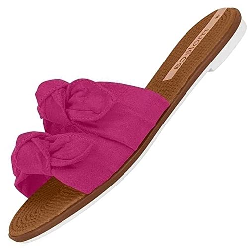 Sandália Moleca Rasteira Feminino, Rosa, 37