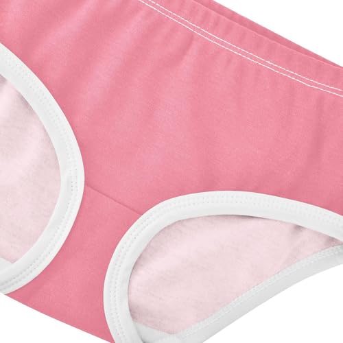 Joisal Toddler Girls Underwear 2t Cotton Panties for Girl Personalized Kids Briefs Undies Salmon Pink4