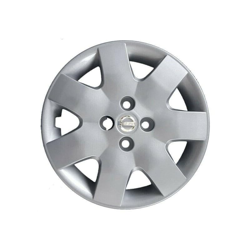 Kit di 4 copricerchi adattabili - per NISSAN MICRA (LOGO CROMATO) - diametro 15"