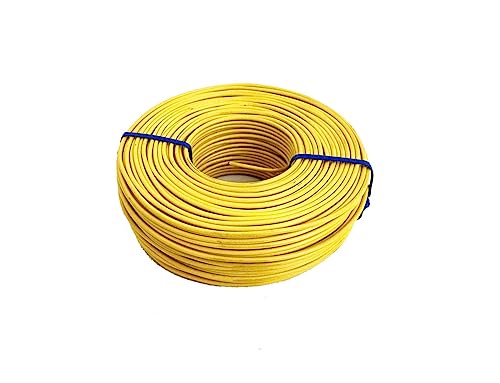 Image of Zeluga 23-265-10PK 10 Pack 230ft. 16 Gauge Reinforcement Coil Yellow PVC Coated Tie Wire