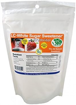 Low Carb White Sugar Sweetener - Erythritol - LC Foods - Paleo - Gluten Free - Diabetic Friendly - Low Carb Sugar - 15.37 oz