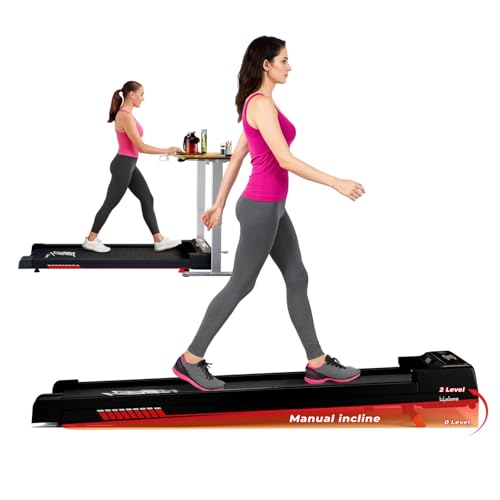 Image of Lifelong Walking Pad Treadmill | 3 HP Brushless Motor | 2-Level Manual Incline | LED Display | Foldable Design | Remote Control | 110 Kg Capacity | 8 Km /h Speed | Home Fitness Walking Machine LLTM181