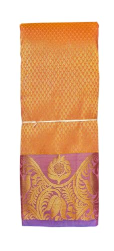 Image of VFCollections Women's Kanchipuram Silk Pure Pattu Sarees With Blouse