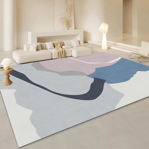 Frisence ラグマット 160×230cm 洗える 厚手 シャギーラグ カーペット 防音 防寒 滑り止め付き ふわふわ やわらかい マイクロファイバー 北欧風 モダン おしゃれ ホットカーペット・床暖房対応 ペット・子供部屋・リビング用 FRISY0