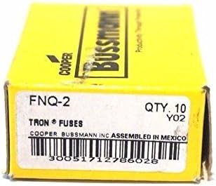 FNQ-2 Time Delay Inrush Midget Fuses 500v 2 Amps, 10Pk Cooper Bussmann Fuses