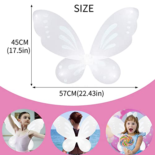 Alas de hada para niñas disfraz de mariposa miniatura 2