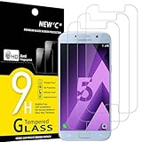 NEW'C 3 Stück für Samsung Galaxy A5 2017 für Panzerglas, Frei von Kratzern, 9H Festigkeit, HD Bildschirmschutzfolie, 0.33mm Ultra-klar, Ultrawiderstandsfähig