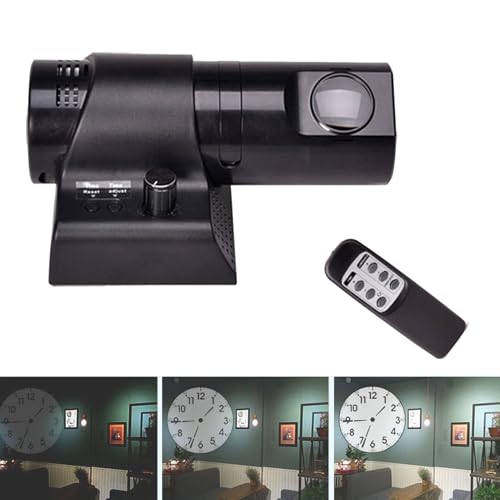 Reloj de proyección LED con pantalla giratoria para evitar mirar el móvil al ver la hora