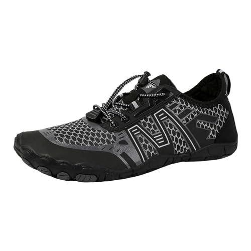 Genérico Calzado Hombre Barefoot, Zapatos Hombre Casual, con Suela Tipo Pulpo Antideslizante con Fondo Plano con Cordones Zapatos Cómodo Flexible Sencillez Zapato para Uso Diario