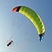 OBIOCKIDAY Mini RC Paraglider Model, 2.4G Electric Foldable Stunt Remote Control Paraglider, 100CM Wingspan High-Altitude Stunt Flight Paraglider Toy, Umbrella Fabric Color Random -RTF