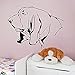 Produktbild Custom Wall Sticker Basset Hound Art Mural Decal Big Ear Dog Head Silhouette Pattern Wall Stickers For Boy Bedroom High Quality Wall Decal 30X40Cm Save Up To 20% On Your Baby Wishlist