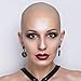 WILLBOND 2 Pieces Bald Caps Halloween Latex Makeup Bald Head Wig Cap 2 Sizes Fake Costume Accessory for Kids Adults Men Women