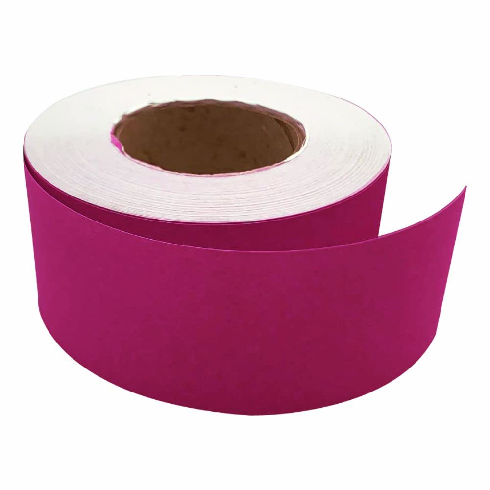3 Ace Crafts Straight Edge Paper Border Roll (Magenta) 48mm x 50 Meters, Jumbo, for Drawing, Painting, Sketches, Backdrop, Schools, Office, Nurseries, College, Artists, Poster, Notice Boards โ image 1
