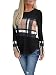 Tutorutor Womens Plaid T Shirts Long Sleeve Casual Patchwork 2018 Fashion Tops Blouses